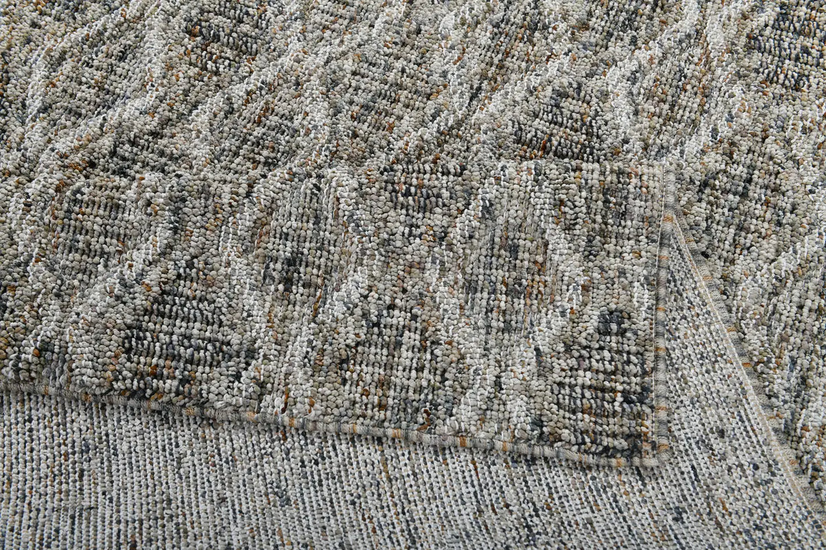 Dynamic Rugs Leon 13605 Power Loomed Modern Grey/Beige Rug - Corner