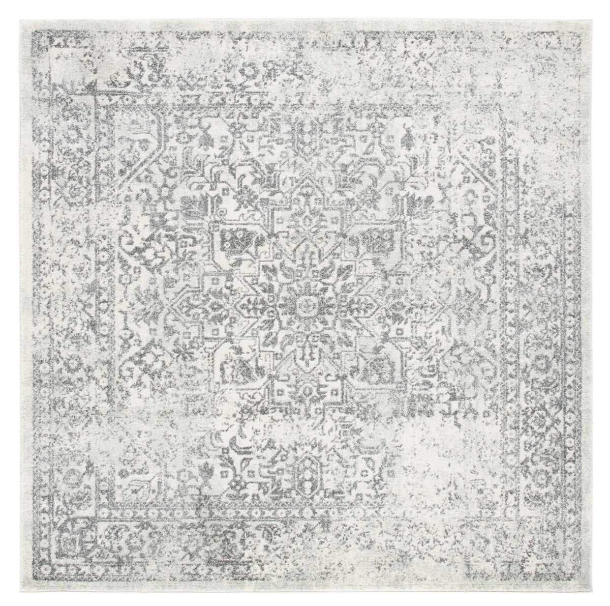 Safavieh Evoke 8'-0" x 8'-0" Rug in Ivory / Grey