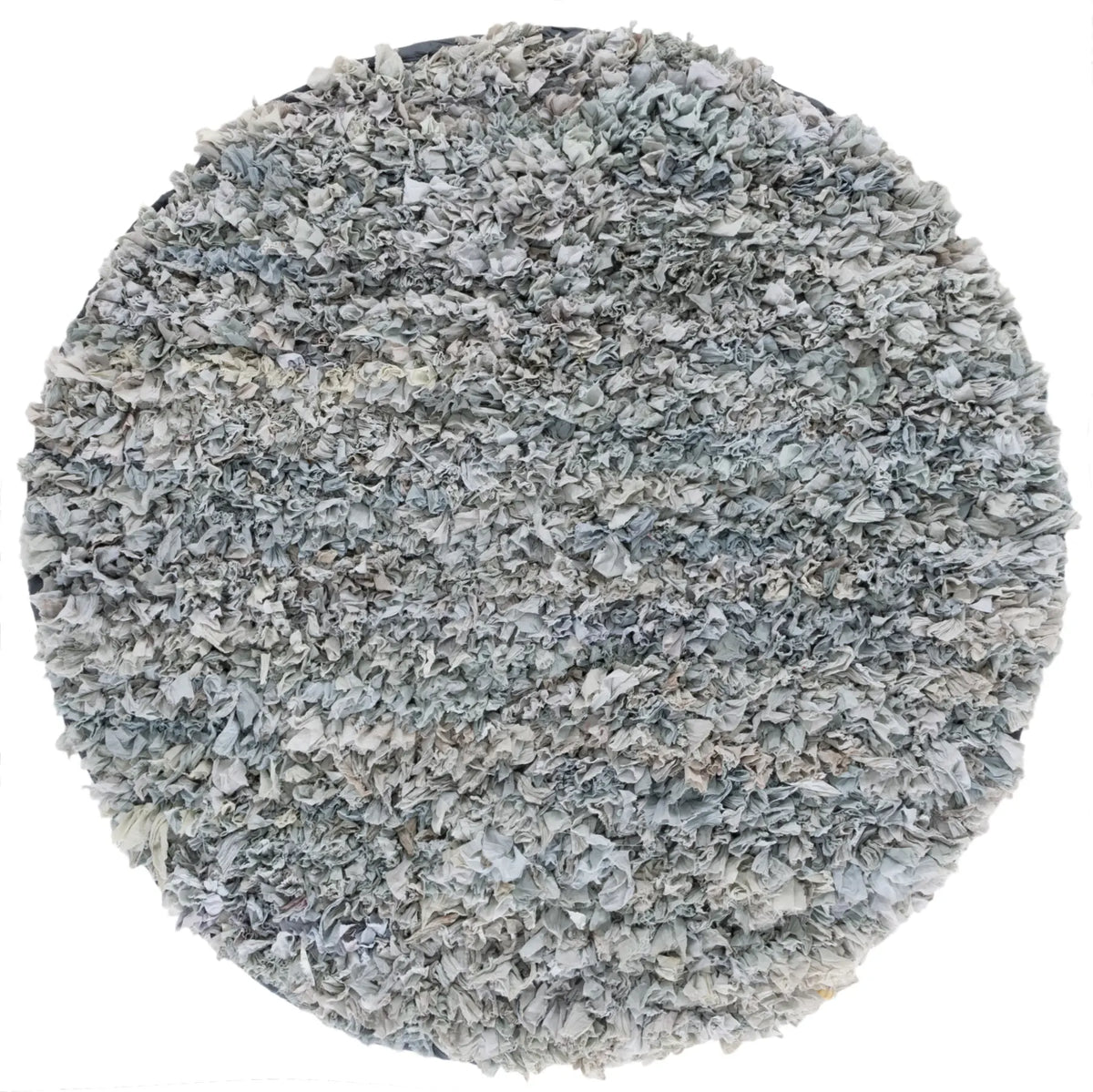 Safavieh Rio Shag 6'-0" x 6'-0" Rug in Light Grey