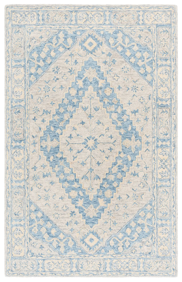 Safavieh Metro 4'-0" x 6'-0" Rug in Blue / Ivory