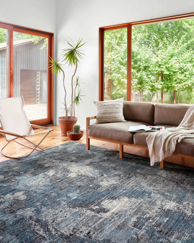 Loloi Samra Sam-05 Dove/Sky Rugs - room scene 1