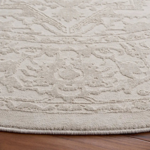 Safavieh Reflection 6'-7" x 6'-7" Rug in Ivory / White