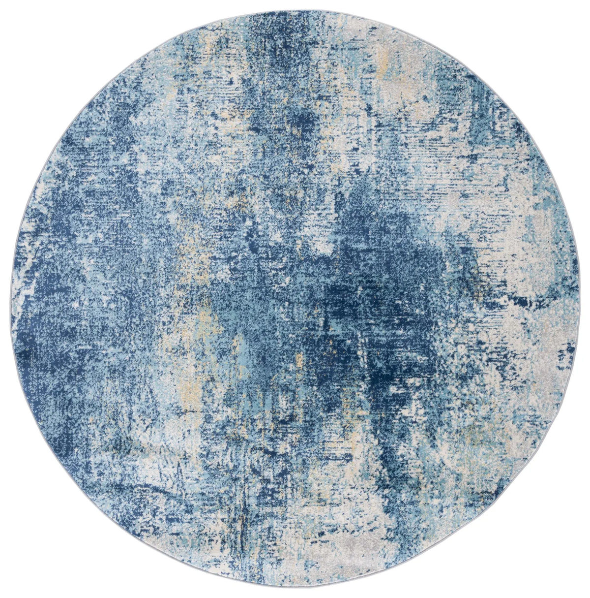 Safavieh Jasper 100 6'-7" x 6'-7" Rug in Aqua / Ivory