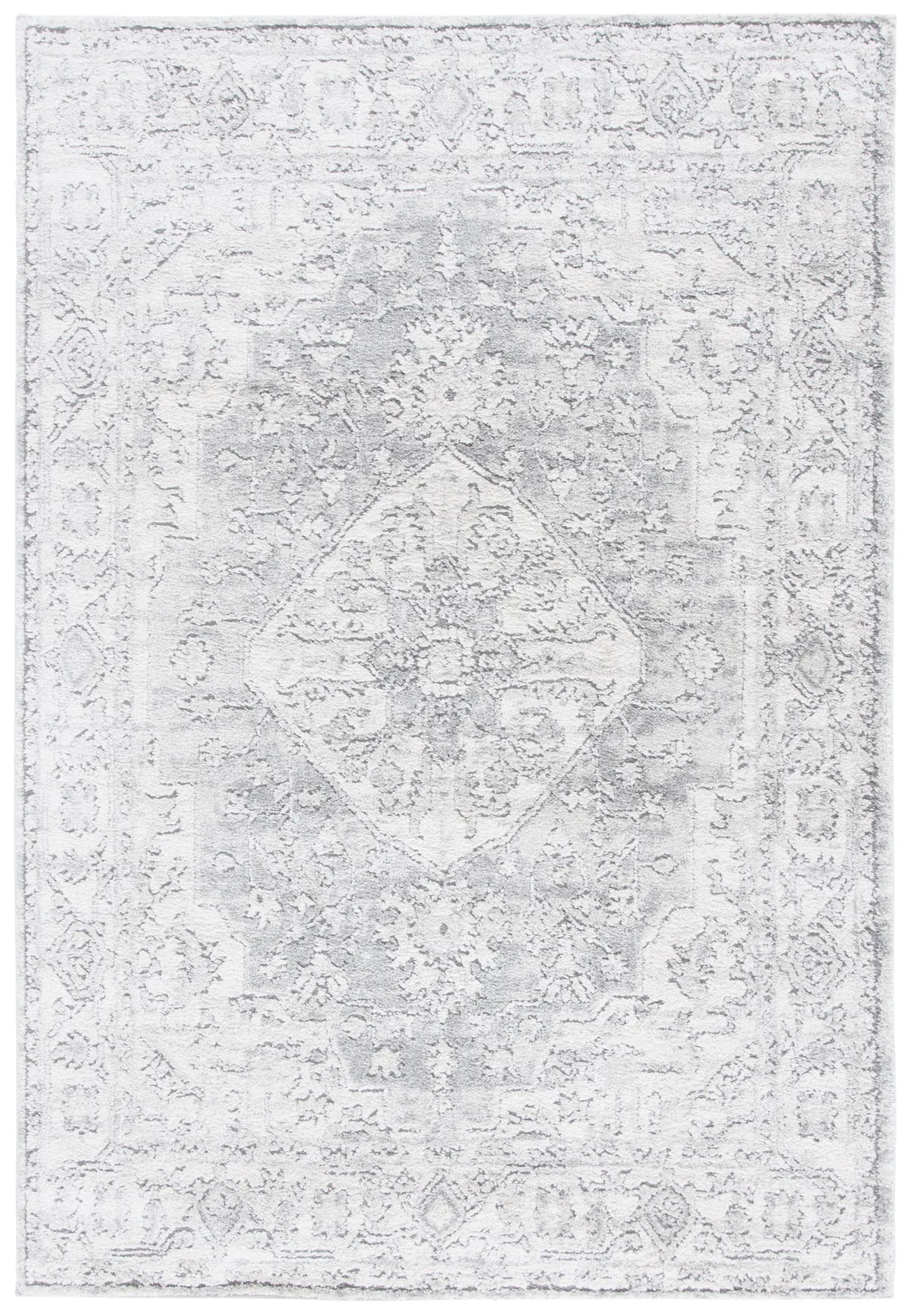 Safavieh Luna 4'-5" x 6'-5" Rug in Grey / Ivory