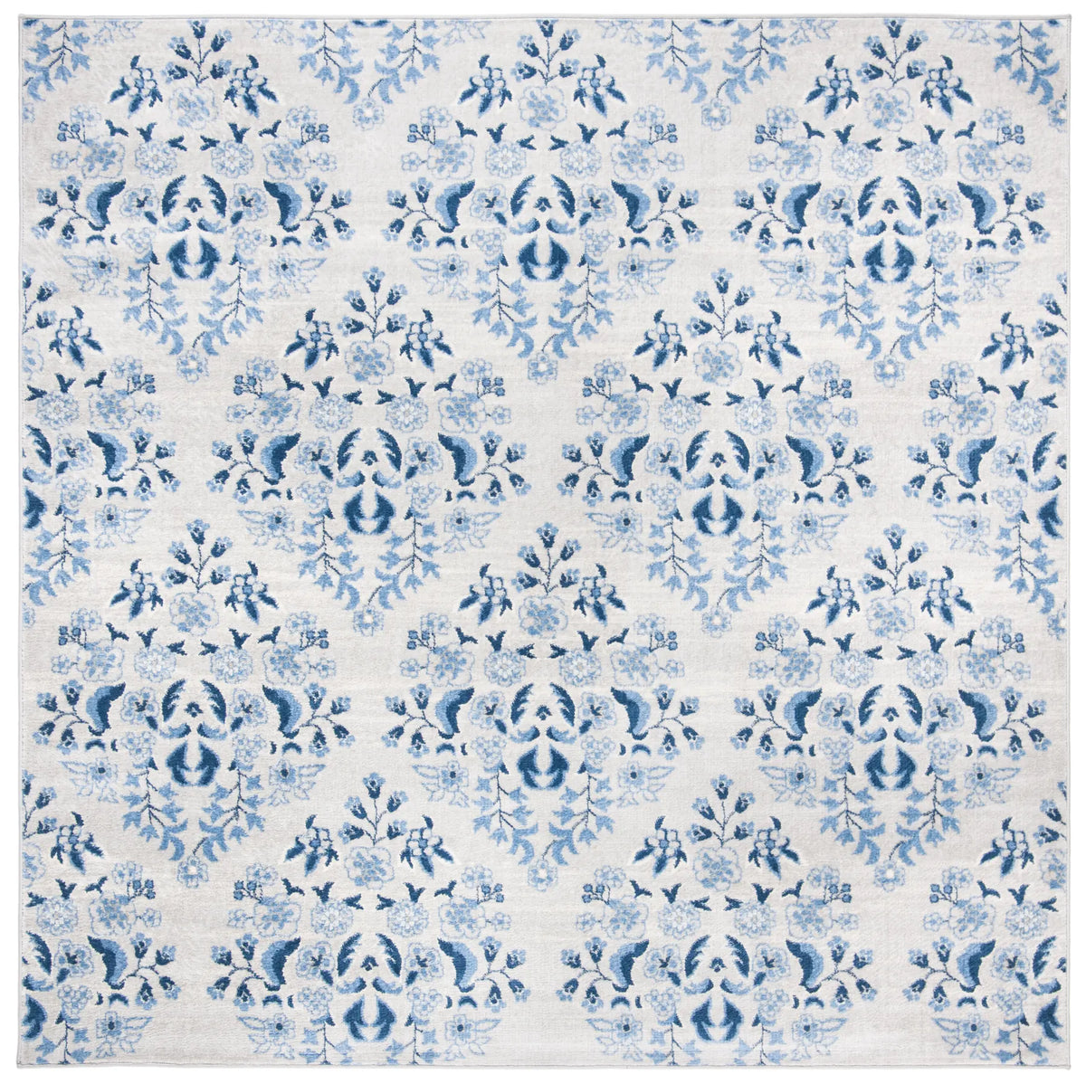 Safavieh Brentwood 6'-7" x 6'-7" Rug in Cream / Blue