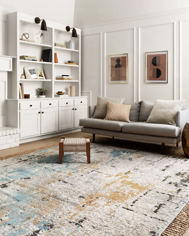 Loloi Alchemy Alc-01 Stone/Slate Rugs - room scene 1