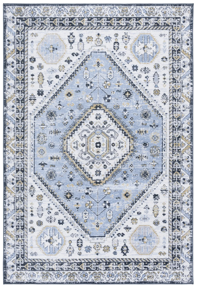 Safavieh Bayside 4'-0" x 6'-0" Rug in Blue / Navy