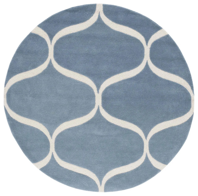 Safavieh Cambridge 6'-0" x 6'-0" Rug in Light Blue / Ivory