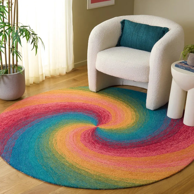 Safavieh Novelty 6'-0" x 6'-0" Rug in Blue / Gold