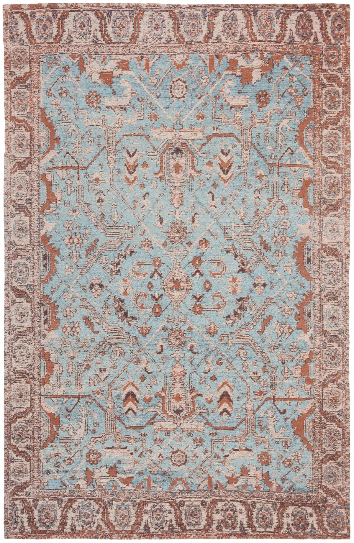 Safavieh Classic Vintage 3'-0" x 5'-0" Rug in Blue / Red