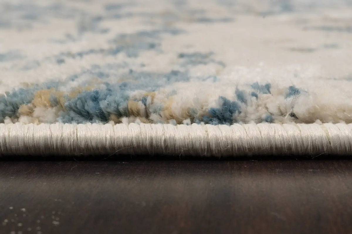 Dynamic Rugs Quartz 27050 Ivory / Blue Rugs - Pile