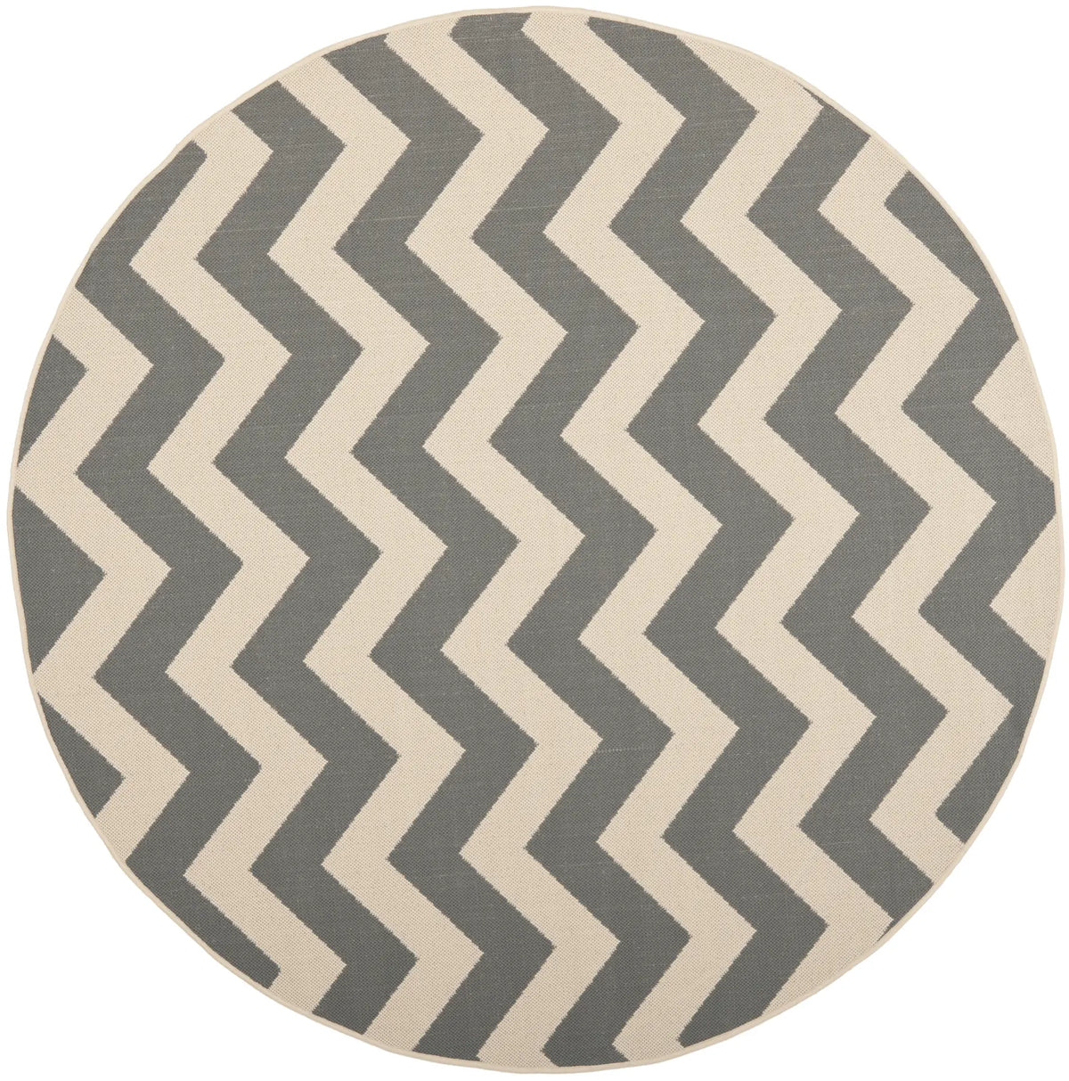 Safavieh Courtyard 6'-7" x 6'-7" Rug in Grey / Beige