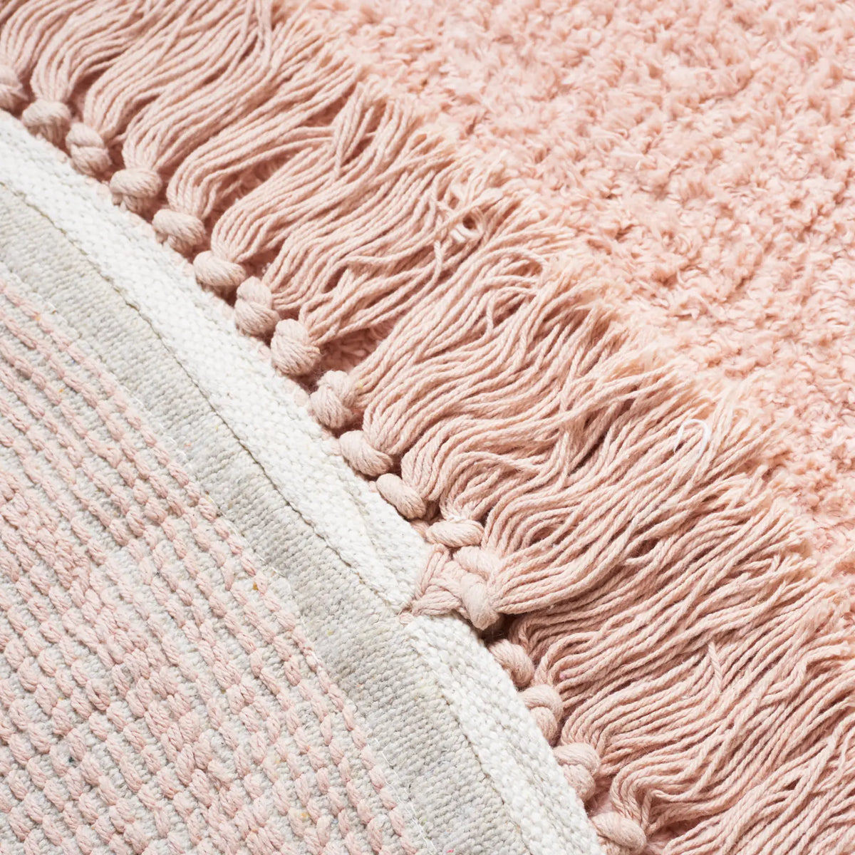 Safavieh Easy Care 3'-0" x 3'-0" Rug in Pink / Ivory
