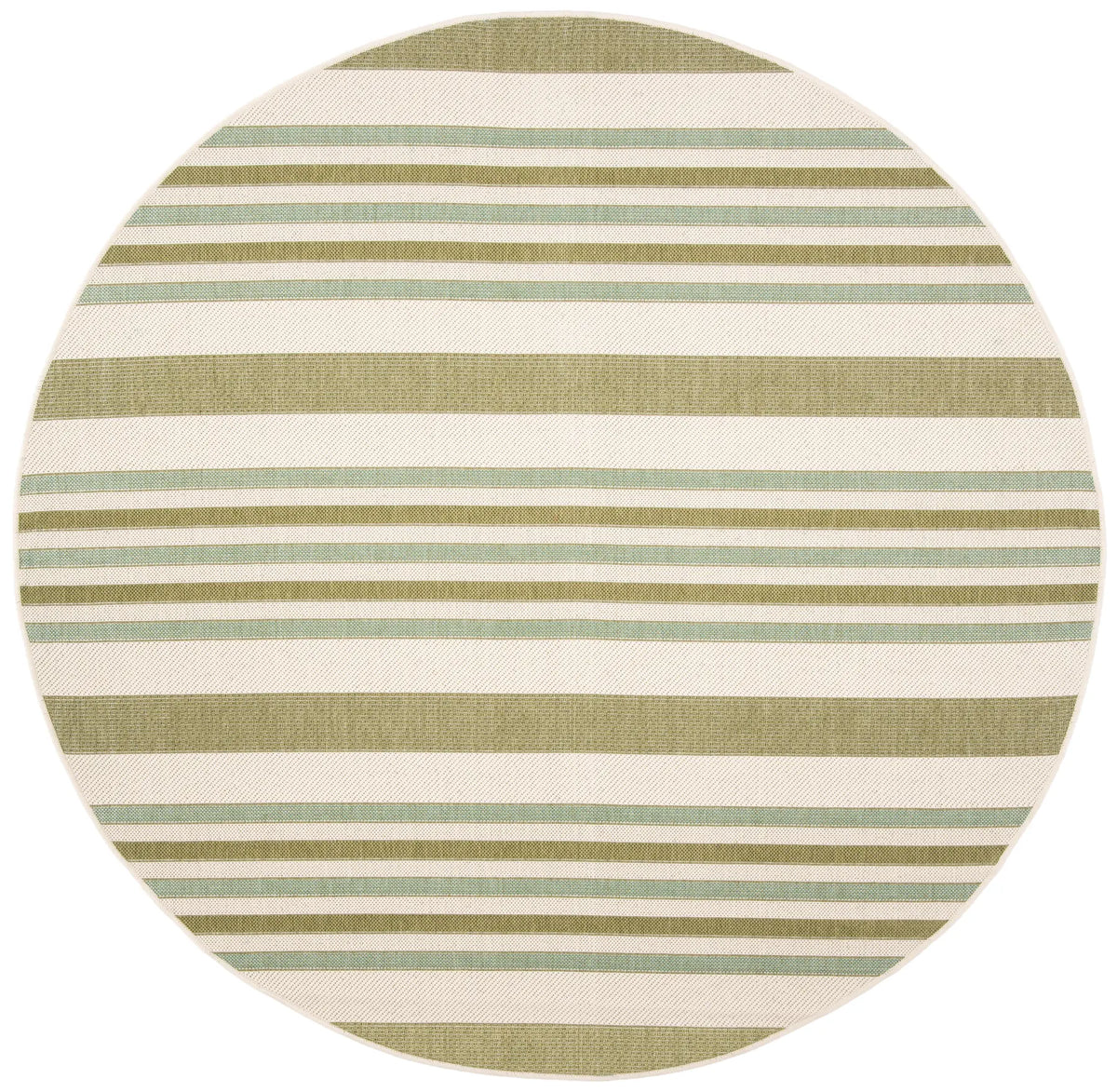 Safavieh Courtyard 6'-7" x 6'-7" Rug in Beige / Green