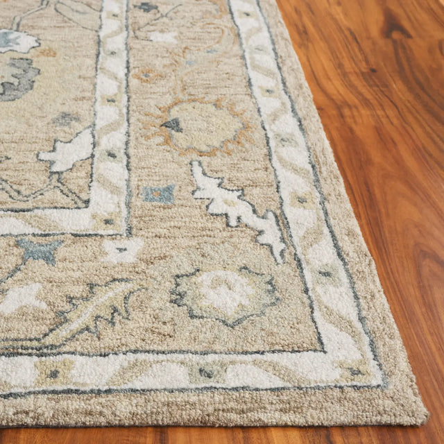 Safavieh Metro 4'-0" x 6'-0" Rug in Beige / Rust