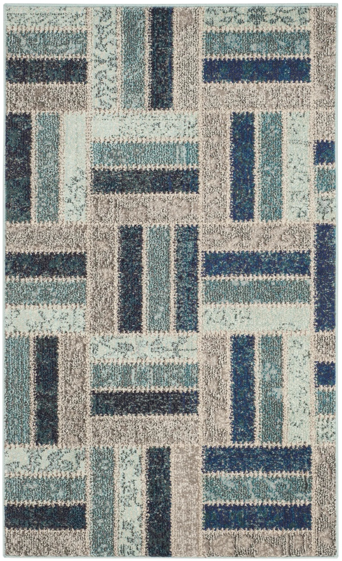 Safavieh Monaco 3'-0" x 5'-0" Rug in Grey / Blue