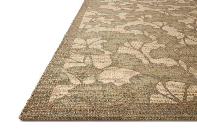 Chris Loves Julia x Loloi Rue RUE-02 Olive / Sage Rug - rug corner