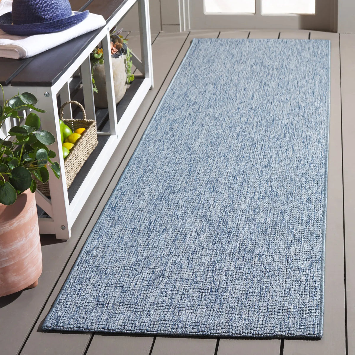 Safavieh Sisal All-Weather 2'-2" x 6'-7" Rug in Blue