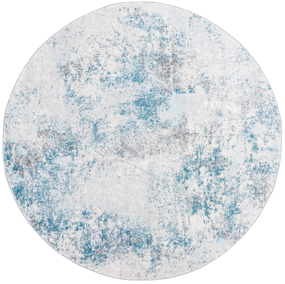Safavieh Tulum 5'-0" x 5'-0" Rug in Ivory / Blue