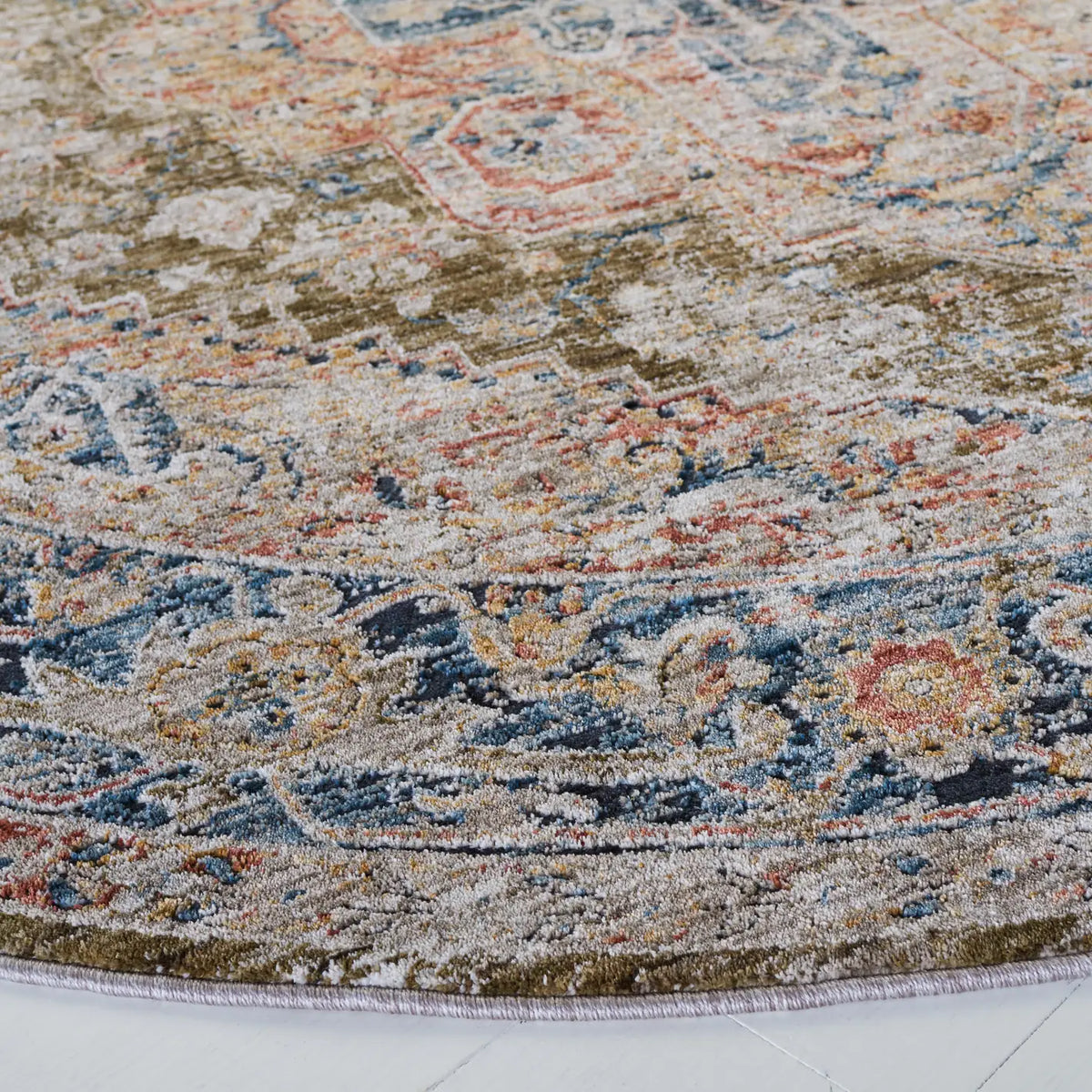 Safavieh Silverado 6'-4" x 6'-4" Rug in Sage / Blue
