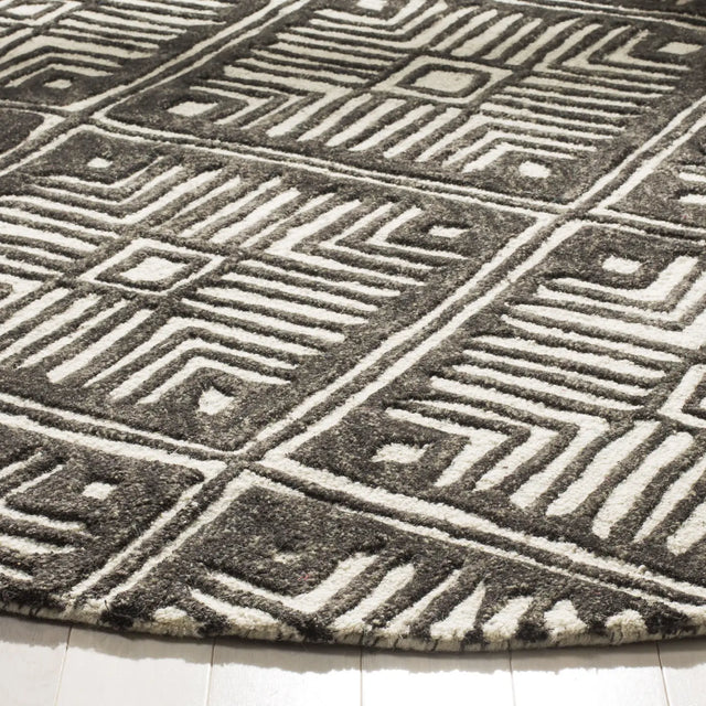 Safavieh Cambridge 6'-0" x 6'-0" Rug in Ivory / Charcoal