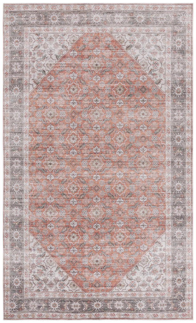 Safavieh Arizona 4'-0" x 6'-0" Rug in Rust / Olive