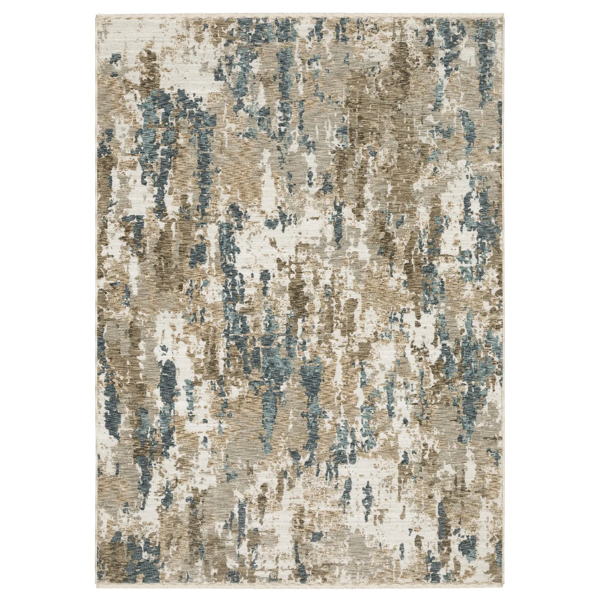 Oriental Weavers Sphinx ECHO ECH11 Beige Abstract Rugs - main flat