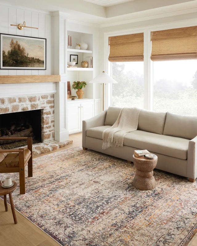 Loloi Sorrento Sor-04 Natural/Multi Rug - room scene 2