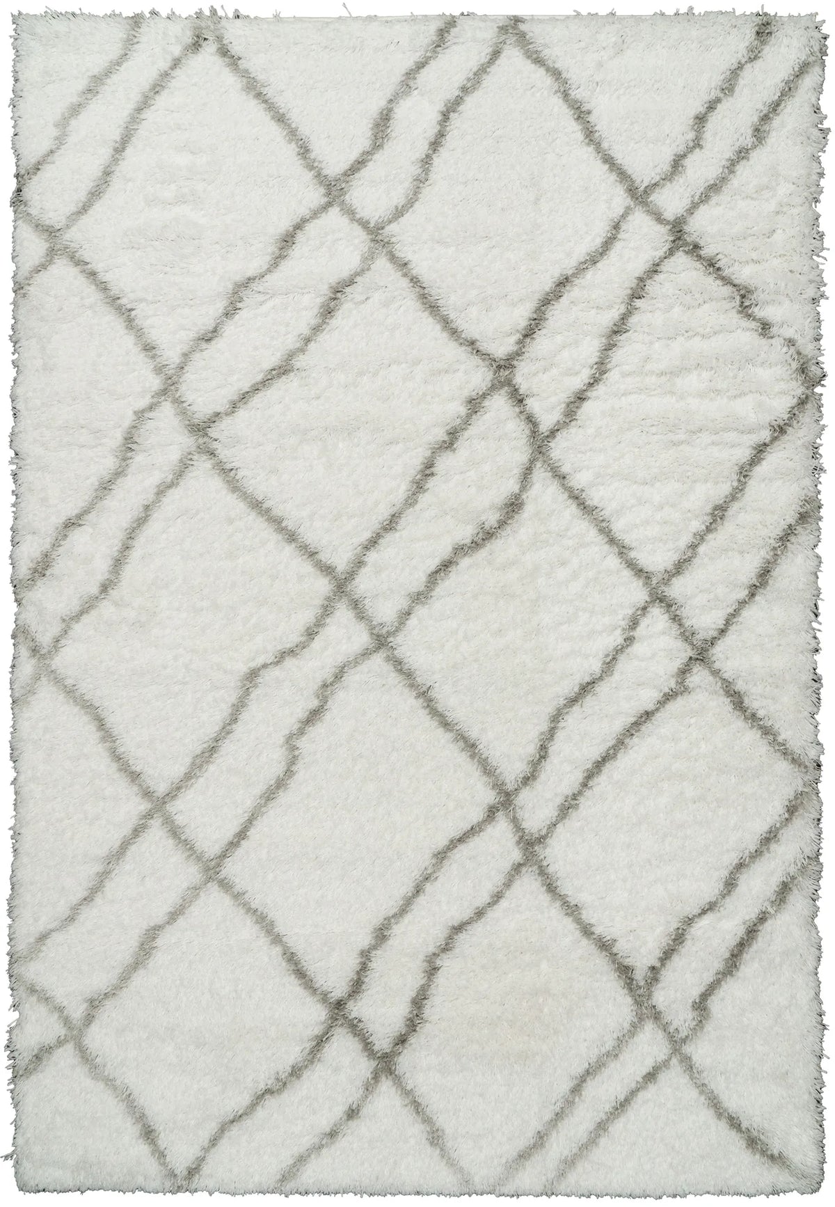 Dynamic Rugs Nordic 7431 White/Silver Rug - Rectangular