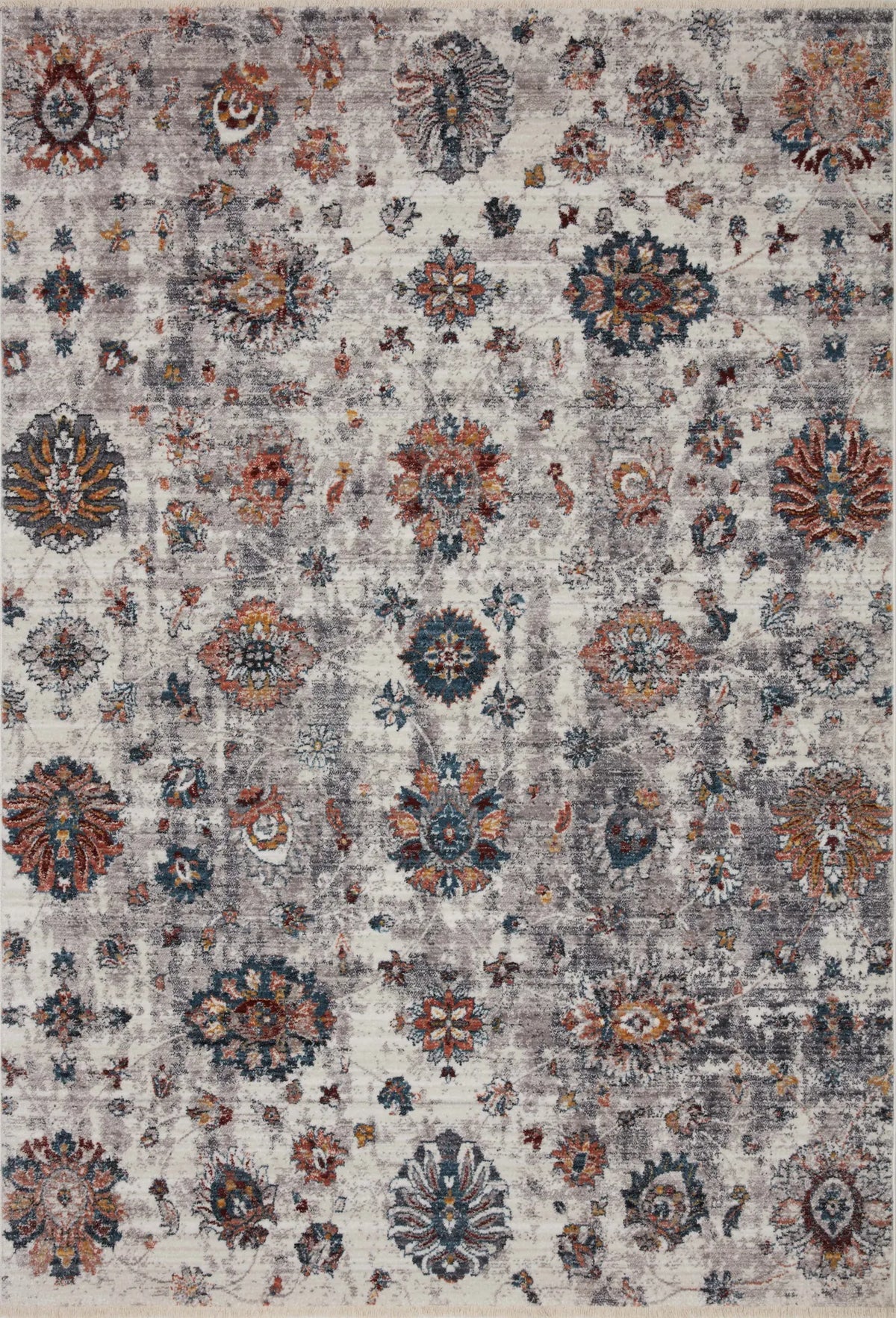 Loloi Samra Sam-08 Ivory/Multi Rugs - main flat