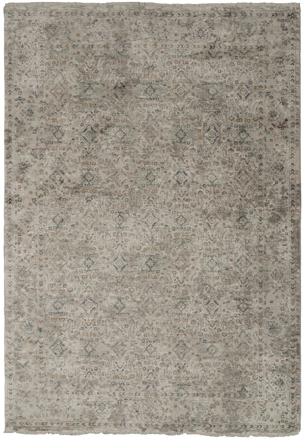 Dynamic Rugs Valeria 10525 Power Loomed Transitional Ivory/Beige/Multi Rug - Rectangular