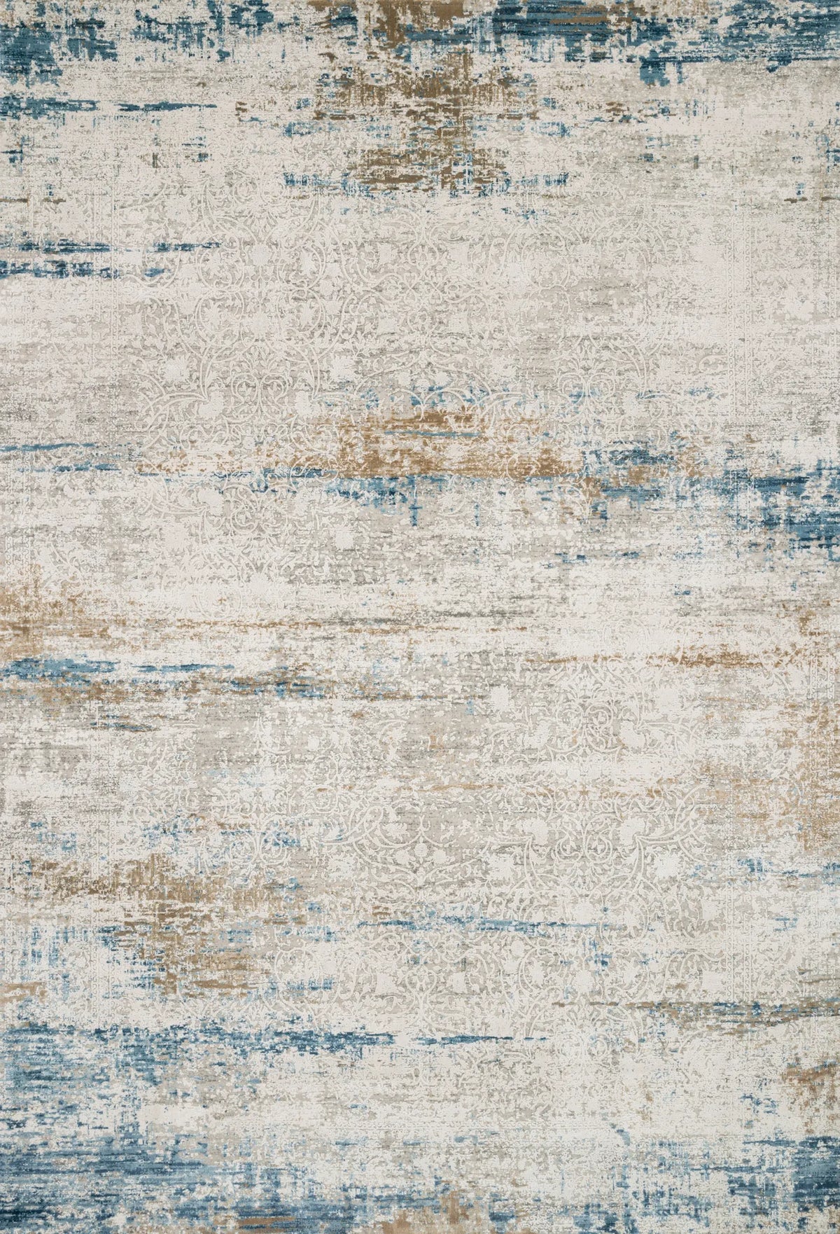 Loloi Sienne Sie-05 Ivory / Azure Rugs - main flat