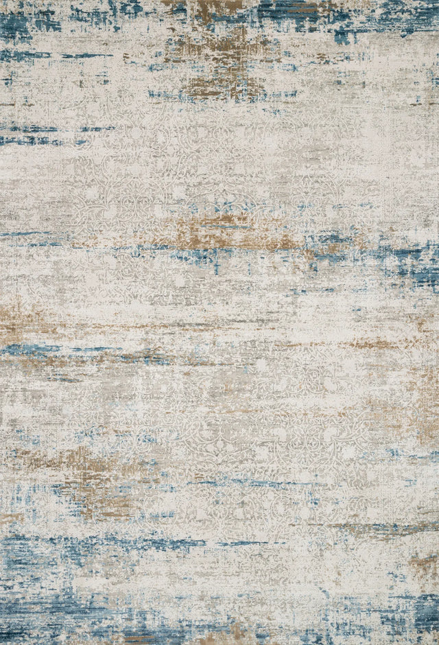Loloi Sienne Sie-05 Ivory / Azure Rugs - main flat