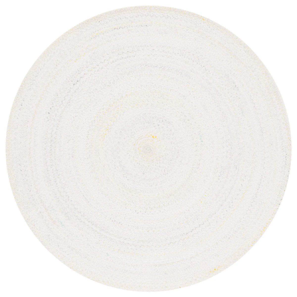Safavieh Braided 5'-0" x 5'-0" Rug in Ivory / Yellow