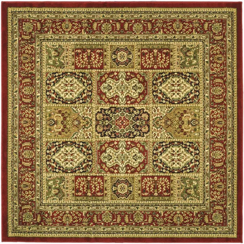 Safavieh Lyndhurst 6'-0" x 6'-0" Rug in Multi / Red