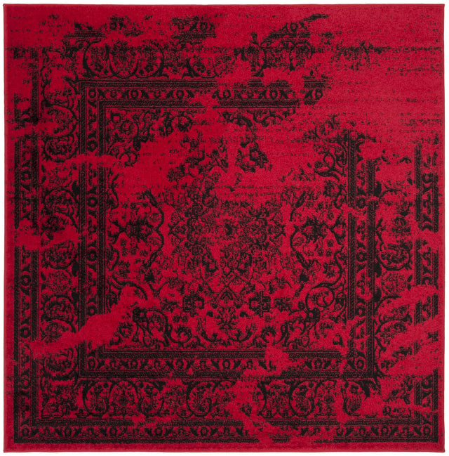 Safavieh Adirondack 6'-0" x 6'-0" Rug in Red / Black