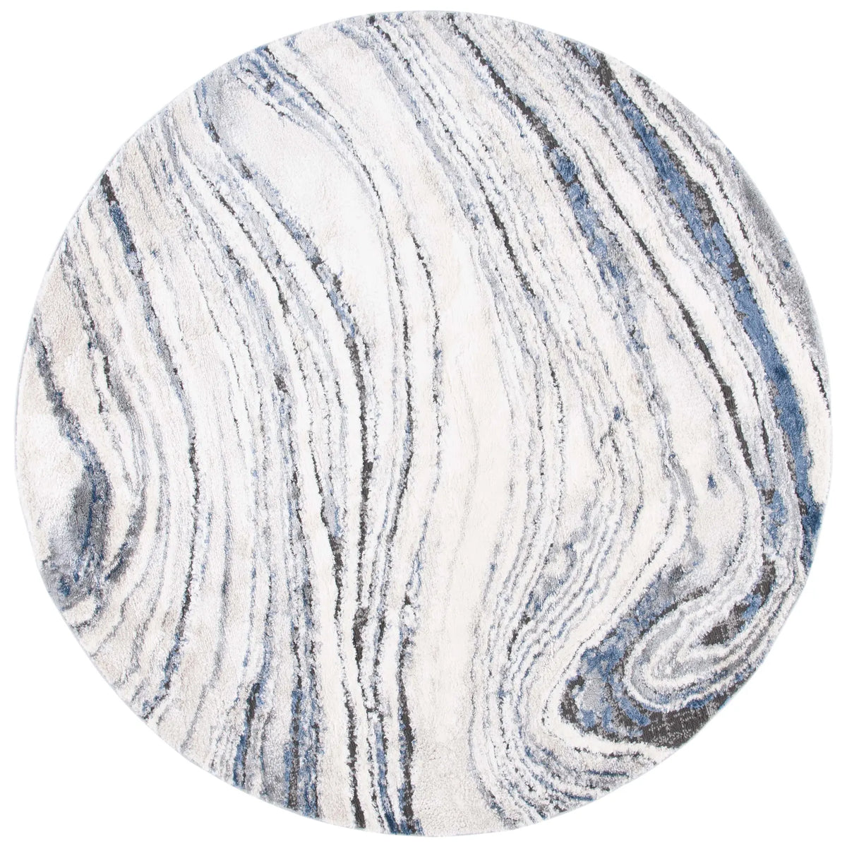 Safavieh Petra 6'-7" x 6'-7" Rug in Light Beige / Blue