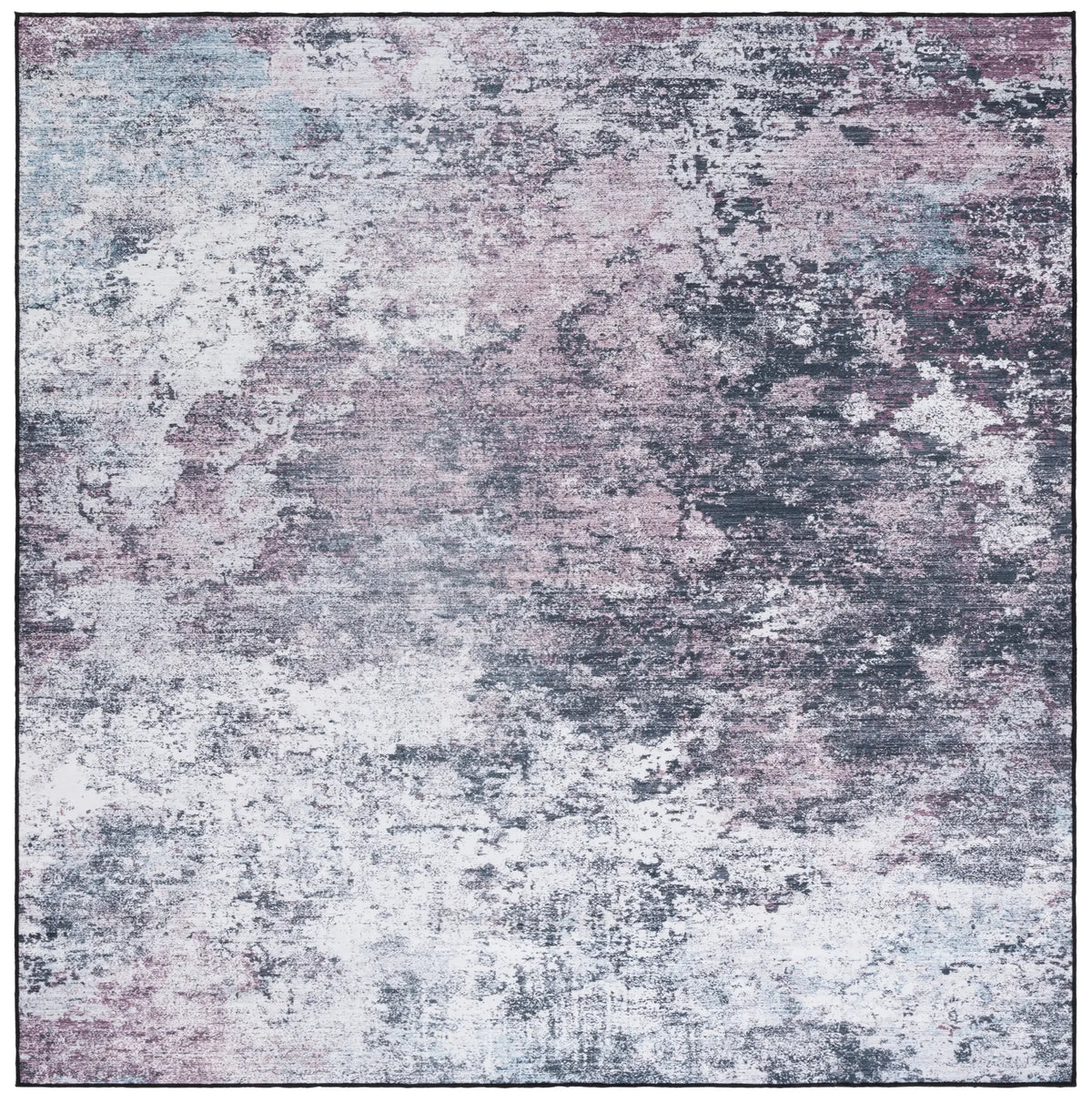 Safavieh Malibu 6'-0" x 6'-0" Rug in Plum / Black