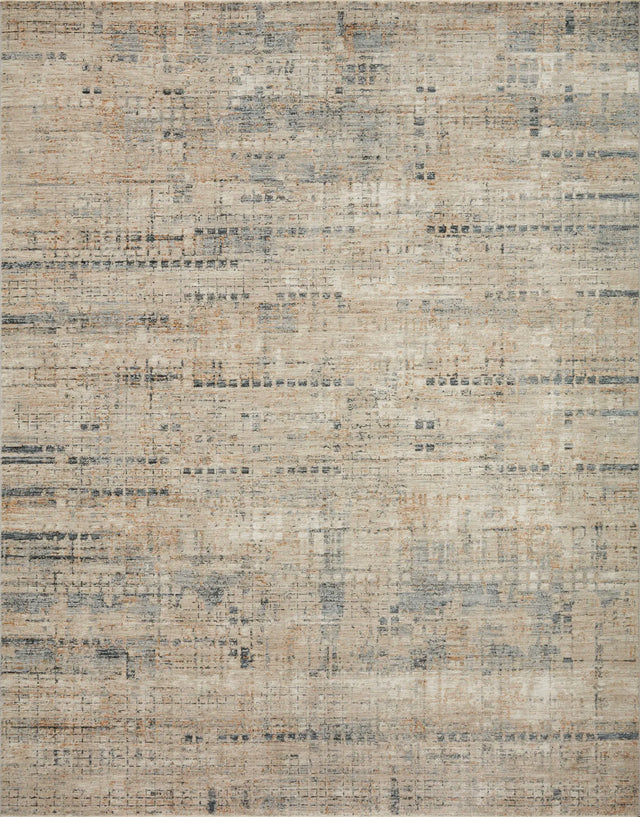 Loloi Axel Axe-01 Stone/Sky Rugs - main flat