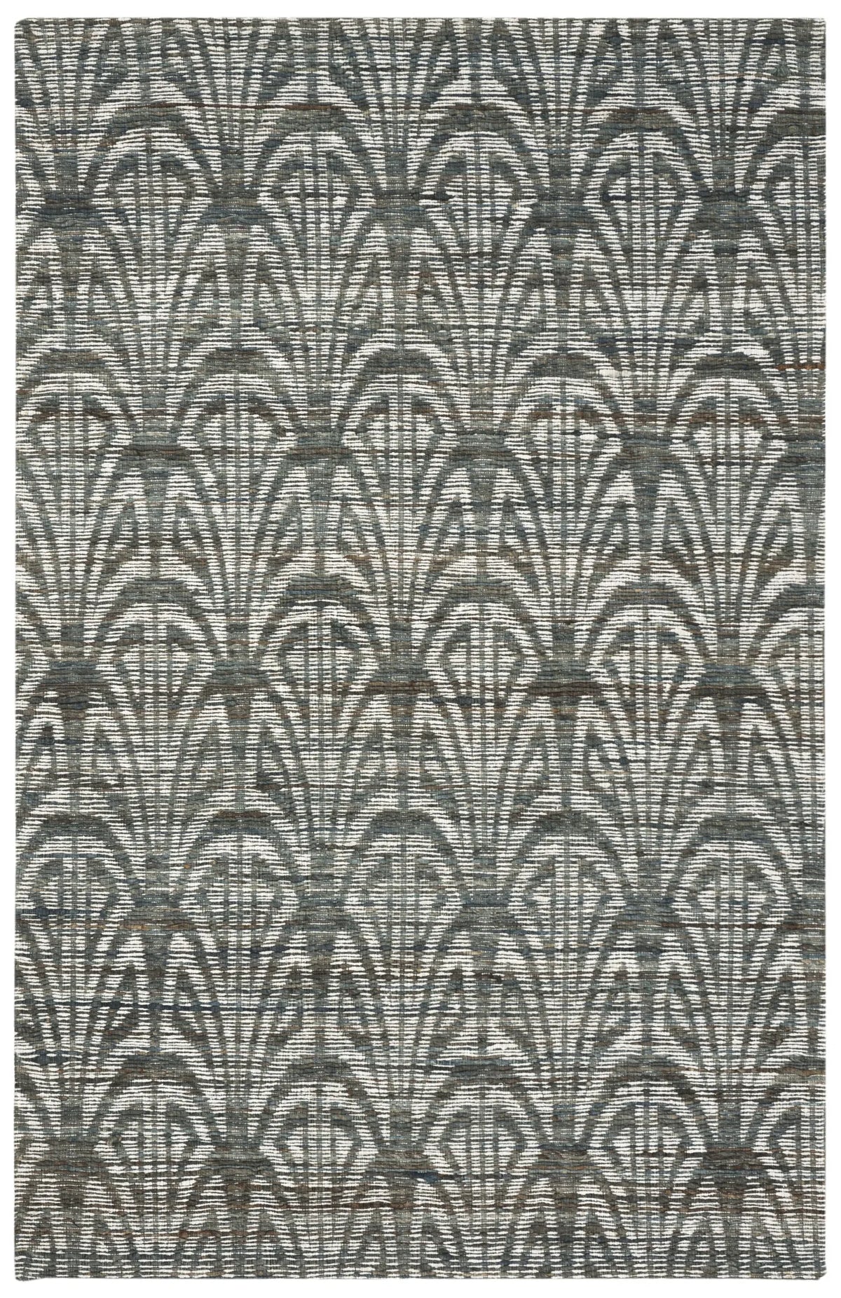 Safavieh Cape Cod 3'-0" x 5'-0" Rug in Slate / Ivory