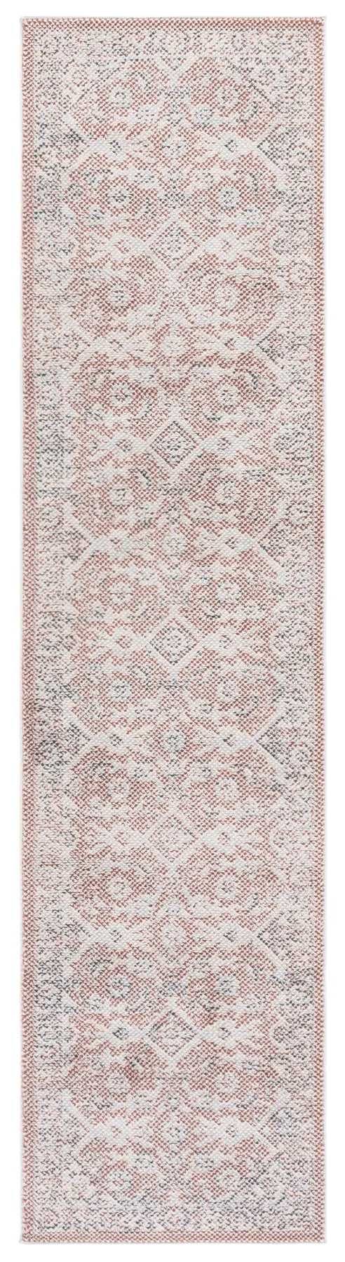 Safavieh Harrison 2'-0" x 8'-0" Rug in Red / Ivory