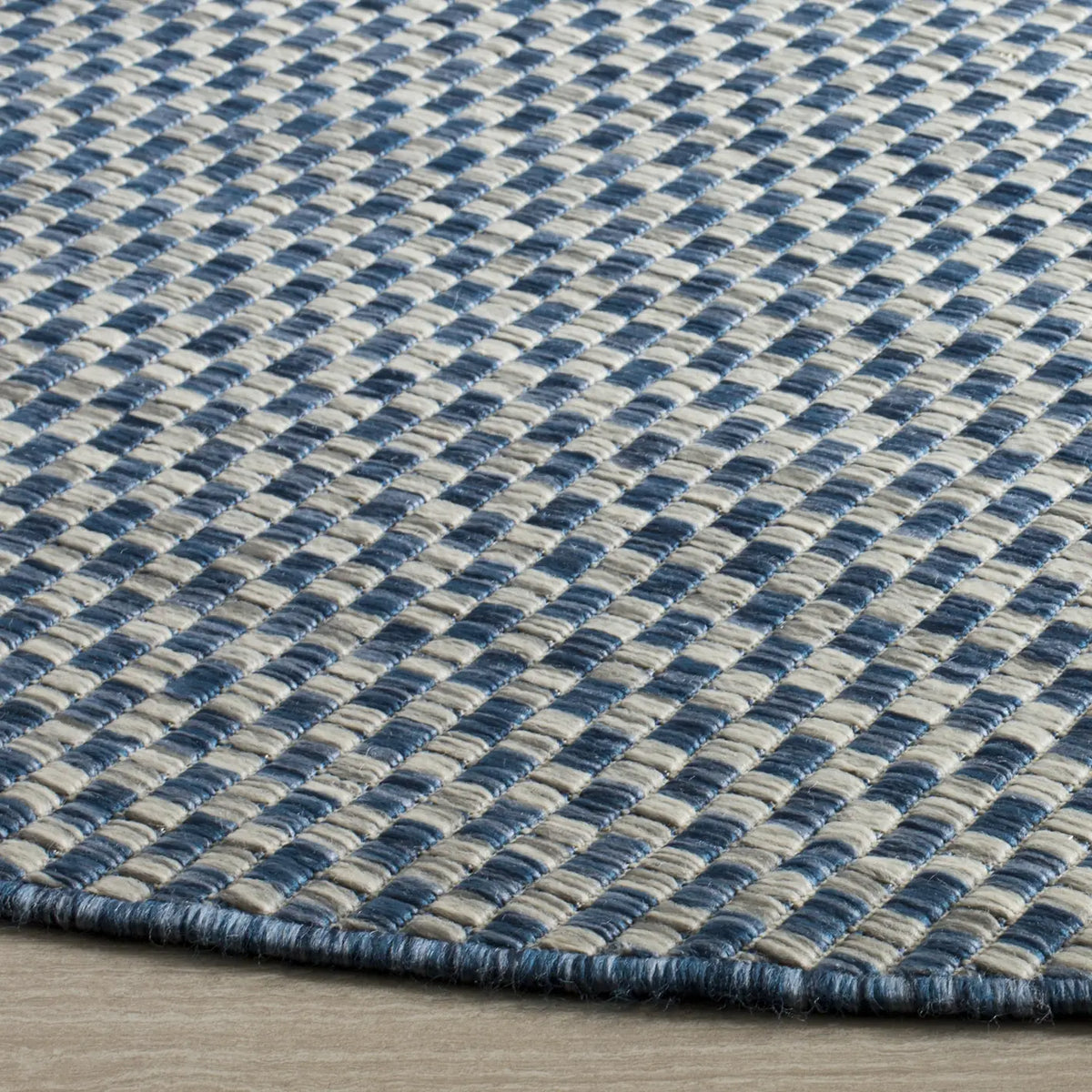 Safavieh Courtyard 10'-0" x 10'-0" Rug in Blue / Light Grey