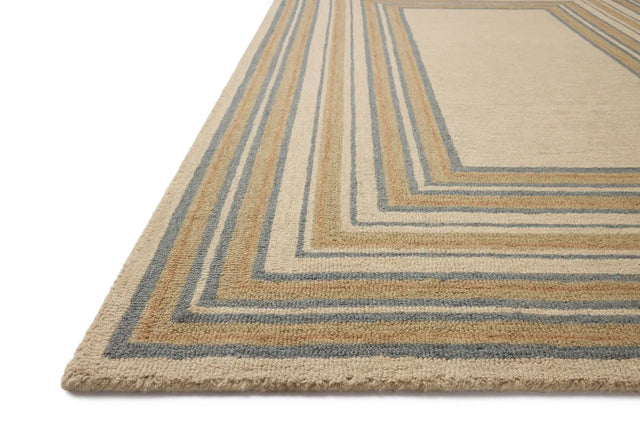 Chris Loves Julia x Loloi Alfie ALF-05 Natural / Multi Rug - rug corner