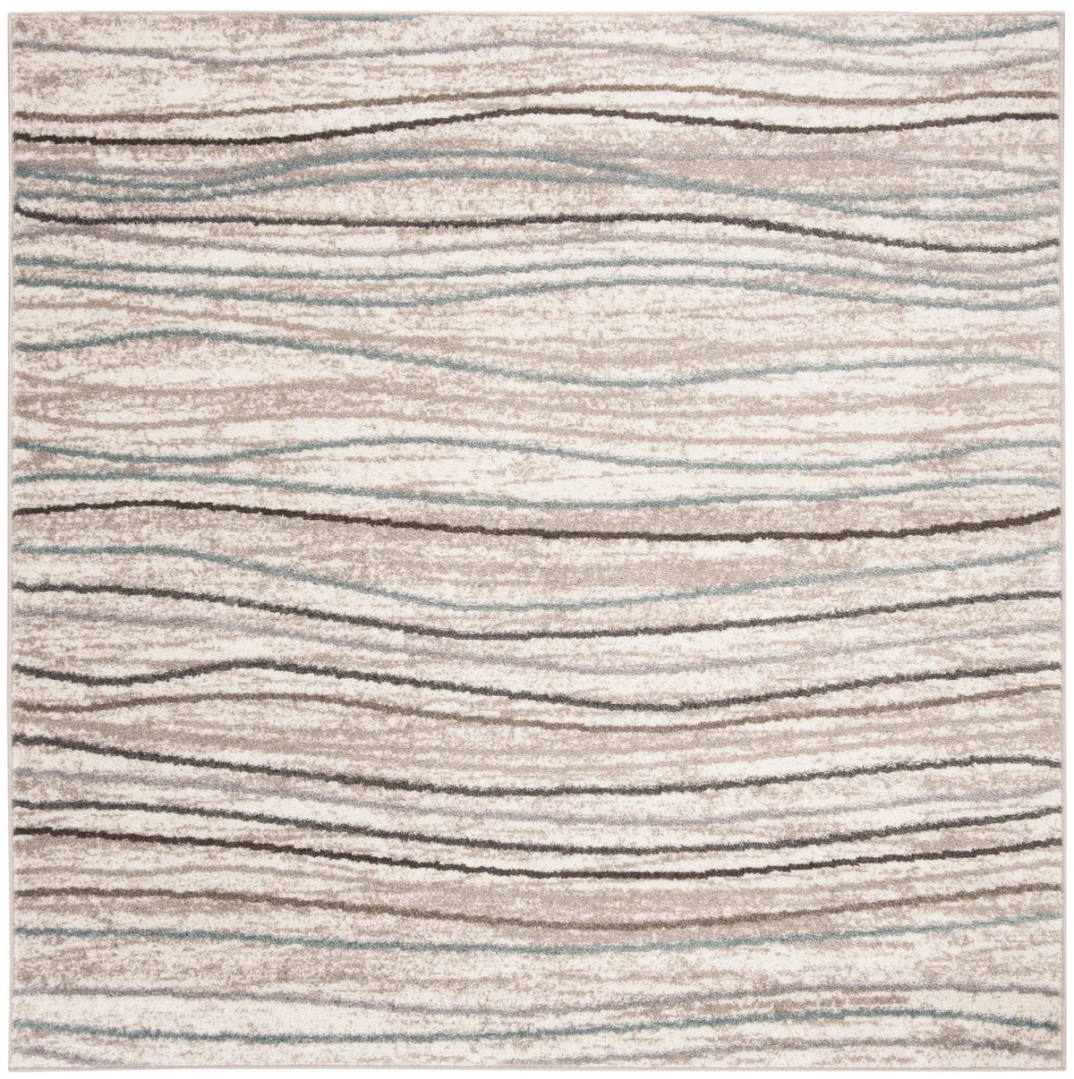 Safavieh Amsterdam 6'-7" x 6'-7" Rug in Cream / Beige