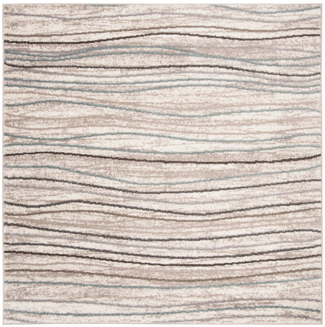 Safavieh Amsterdam 6'-7" x 6'-7" Rug in Cream / Beige