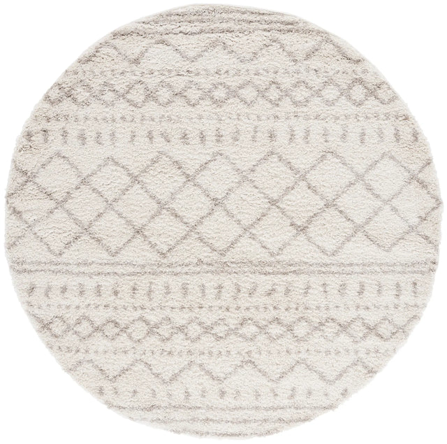 Safavieh Arizona Shag 10'-0" x 10'-0" Rug in Ivory / Beige