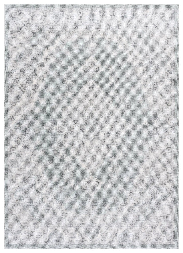 Safavieh Harrison 5'-3" x 7'-6" Rug in Green / Ivory