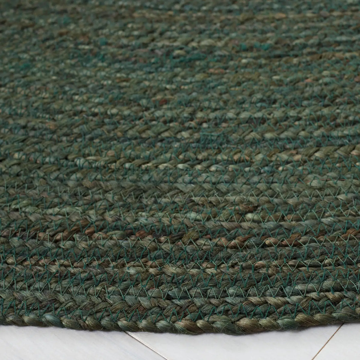 Safavieh Natural Fiber 5'-0" x 5'-0" Rug in Dark Green