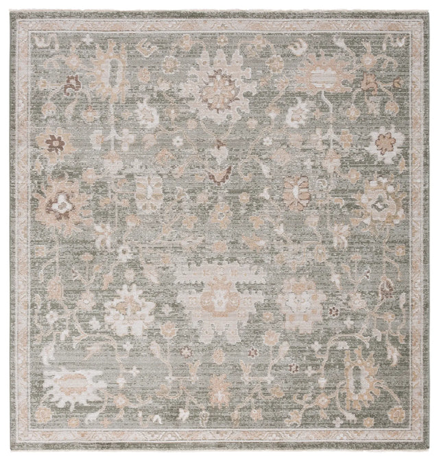 Safavieh Hazel 500 6'-0" x 6'-0" Rug in Green / Beige
