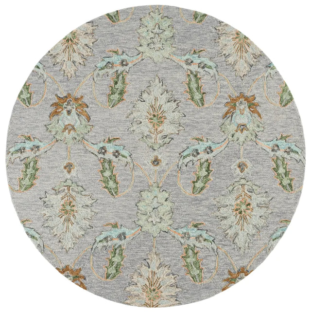 Safavieh Jardin 6'-0" x 6'-0" Rug in Grey / Green